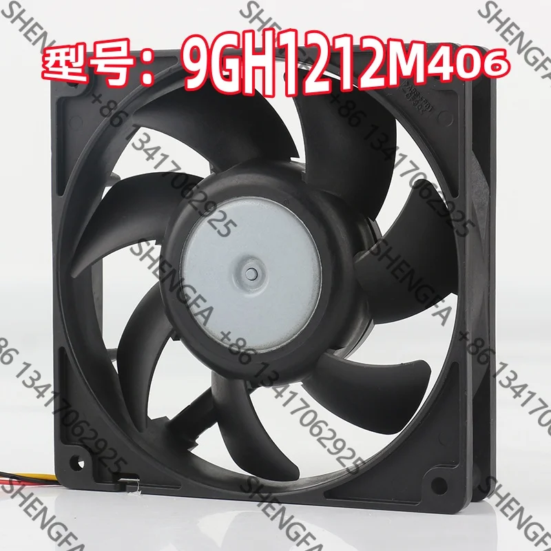 Coolingfan Sanyo 5V 24V 48V 120X120X25MM 12025 12CM Dual ball bearing ultra-quiet chassis inverter 9GH1212M406 DC12V 0.13A