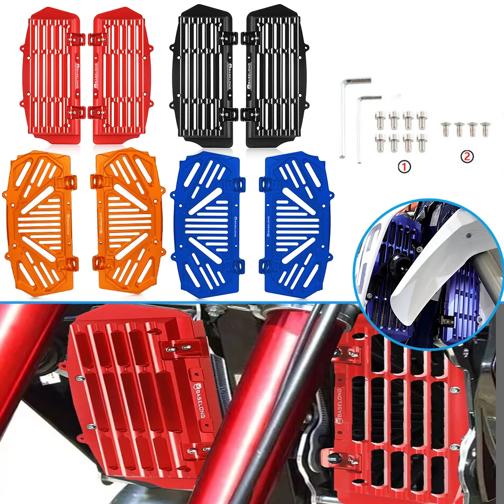 For GASGAS GAS GAS EC250 EC300 EX250 MC EC EX 250 300 350F 450F 2024 2023 2022 2021 Moto Radiator Grille Guard Protector Cover