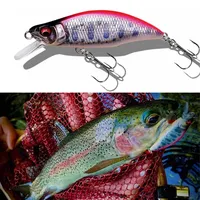 TSUYOKI Fast Sinking Mini Minnow Lure 64mm 8.3g Freshwater Bass Pike Perch Jerkbaits Trout Lure Megabass GH64 Humpback Wobblers