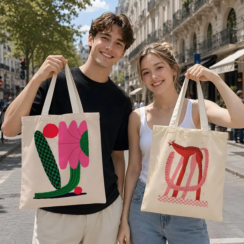Bolsas de almacenamiento de la artista A-Anastacia S-Sholik, bolsa de lona reutilizable, adecuada para la escuela, el trabajo, las compras, como regalo