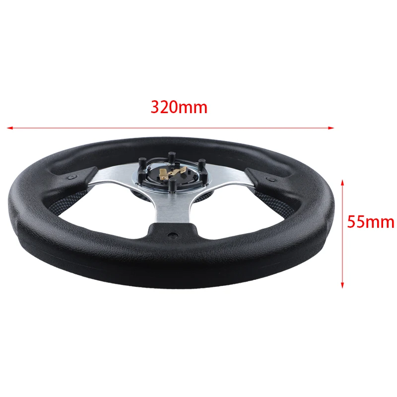 

Gm Racing Model High quality 13 "6 bolt 320 mm drift Cool sports steering wheel Aluminum with horn auto accessories