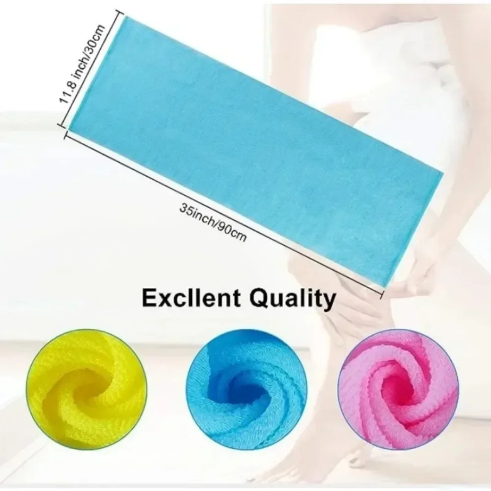 1pc Schoonheid Huid Exfoliërende Doek Washandje Japanse Body Wash Handdoek Nylon Badhanddoek Huidpolijsten Handdoek Body Terug Scrubber