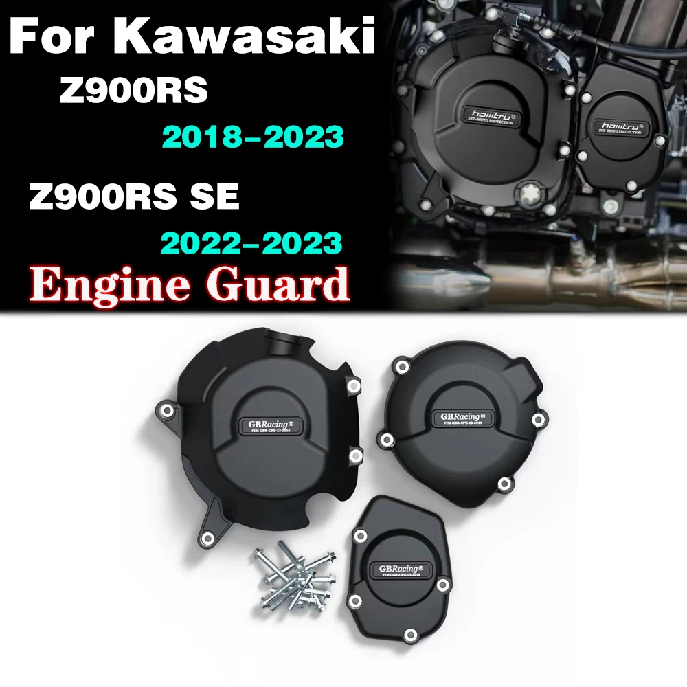 

Запчасти для мотоциклов Kawasaki Z900RS 2018 2019 2020 2021 2022 2023 Z900RS SE 2022-2023, крышка двигателя GB Racing