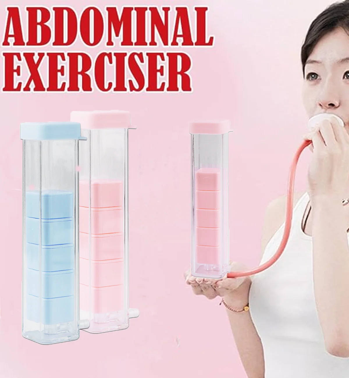 

Breathing Exercise Device for Lungs, Dumbbell Breathing Trainer, Abdominal Muscle Trainer, Deep Breathing Trainer Lung Exercise
