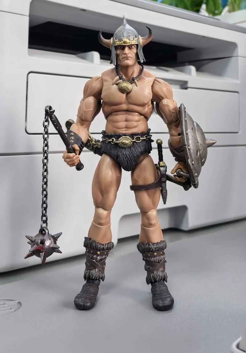 HS Studio 1/12 مقياس ذكر الجندي البربري سلسلة سافاج فرن 2 موجات مجموعة كاملة 6 بوصة عمل الشكل تحصيل نموذج اللعب #5