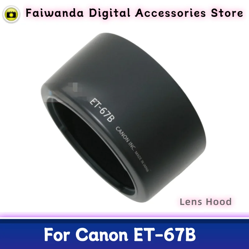 New Original Genuine Front Lens Hood ET-67B For Canon EF-S 60mm F2.8 MACRO USM Camera Lens 52mm EFS60