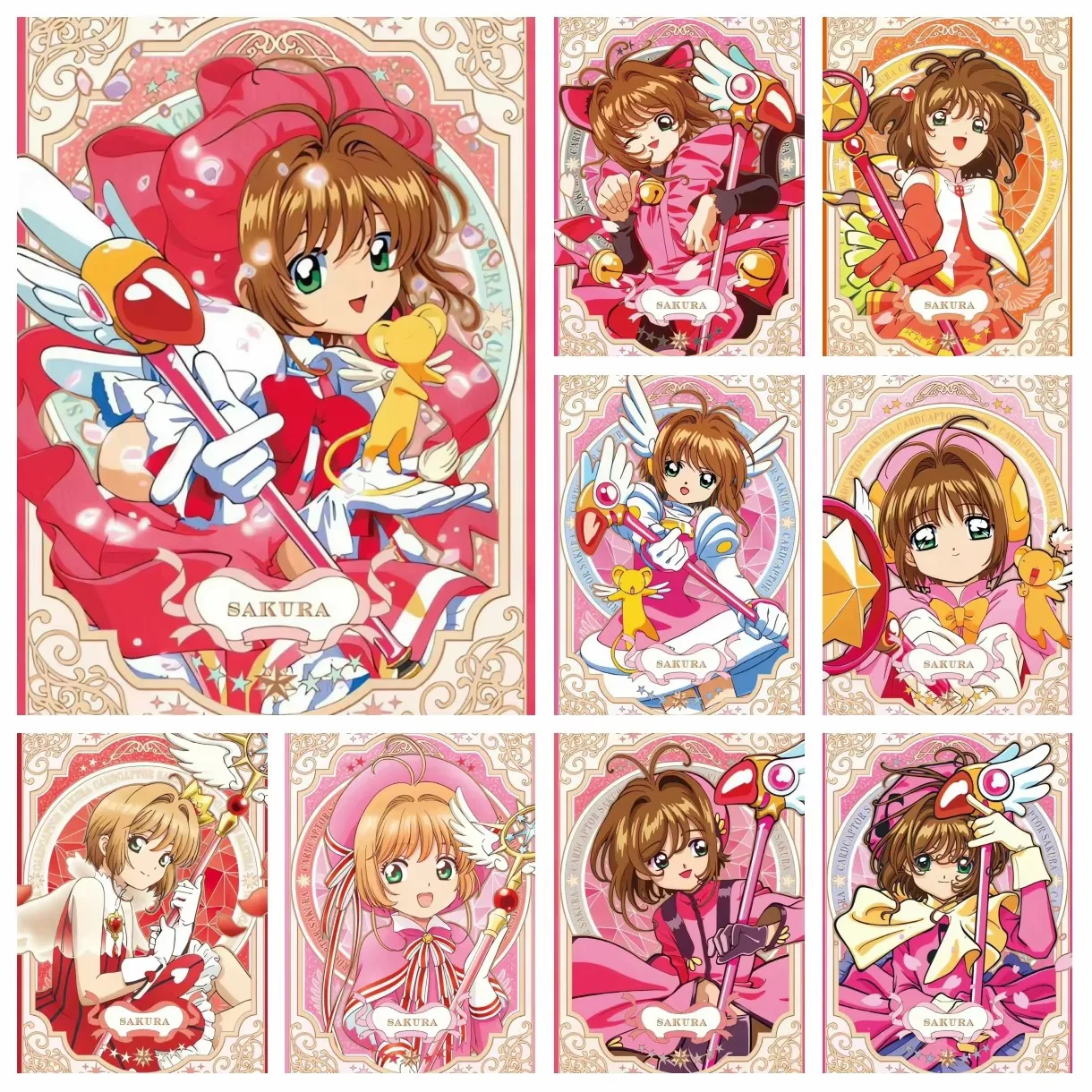 Diamond Painting Card Captor Sakura Classic Anime Mosaic Handmade Artwork Round/Square Diamonds Gift Home Decor