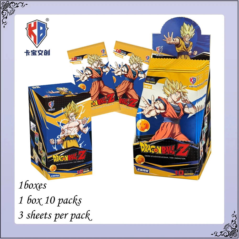

KABAO Dragon Ball Cards Fighting Collection Card Son Goku Vegetto Anime Character Collection Cards Game Toys Gift