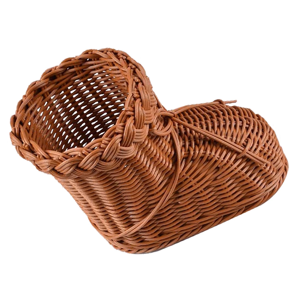 

Woven Storage H made Rattan Flowerpot Decoration Brown Natural Snack Kitchen Household Items Storage