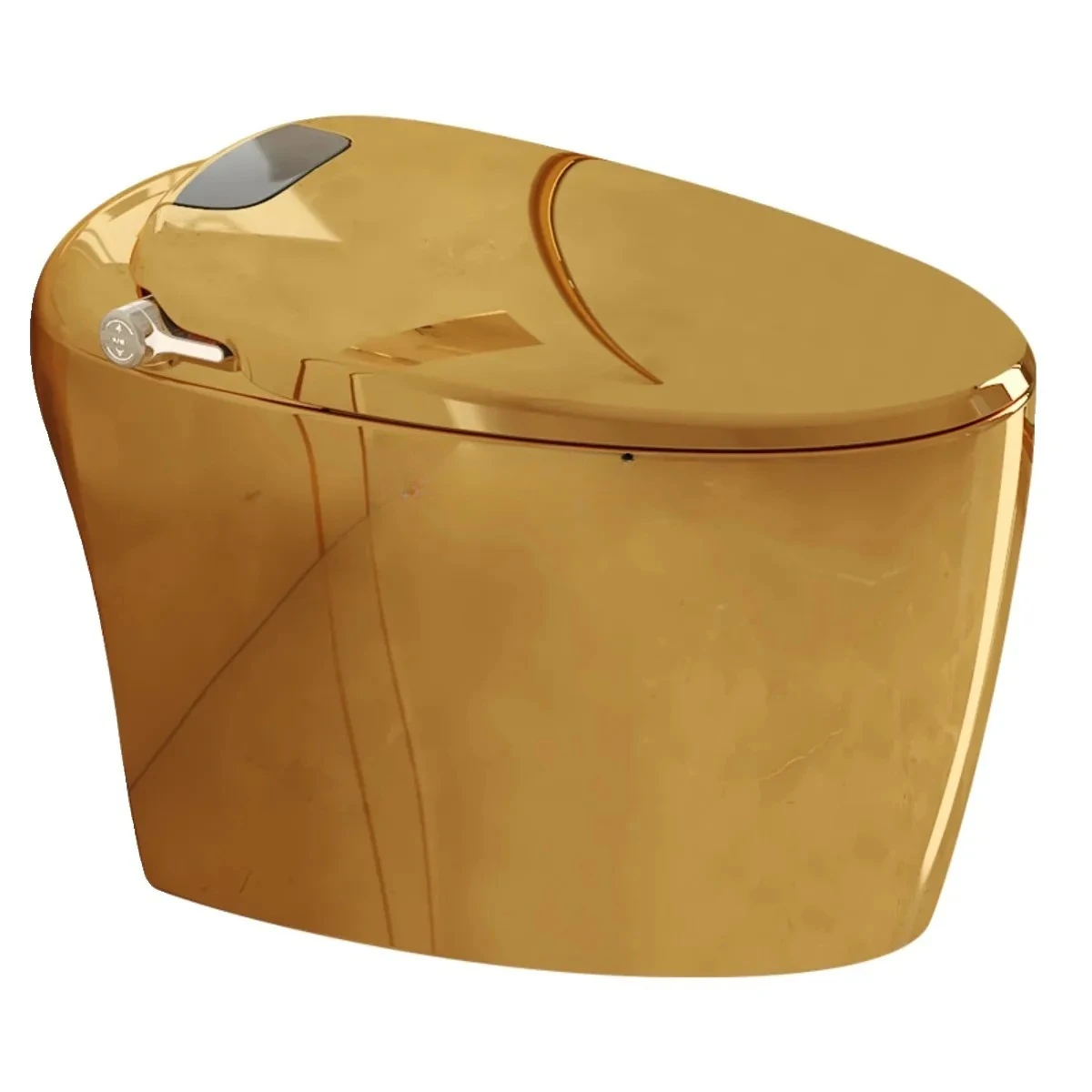 

European-style golden smart toilet voice foam shield integrated automatic induction heating toilet bathroom