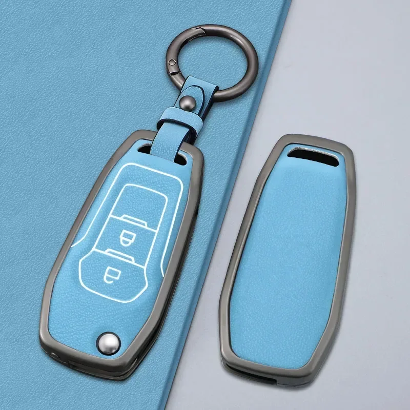 For Ford Figo 2017 Mondeo 5 Ecosport Puma 2020 Fiesta Mk8 Everest Ranger 2 3 Buttons Car Remote Key Case Cover Shell Fob