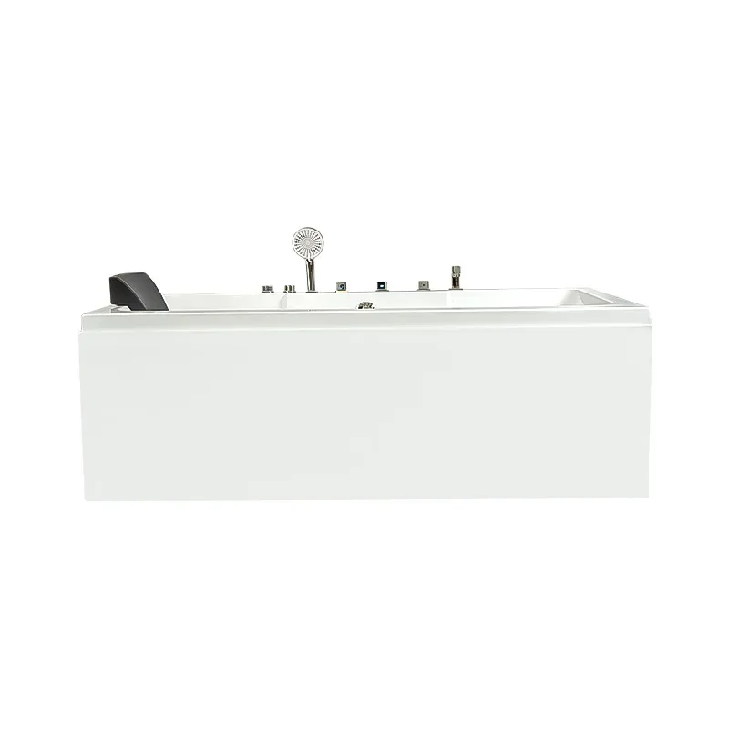 Surfing massage acrylic bathtub, small apartment homestay household square independent with constant temperature