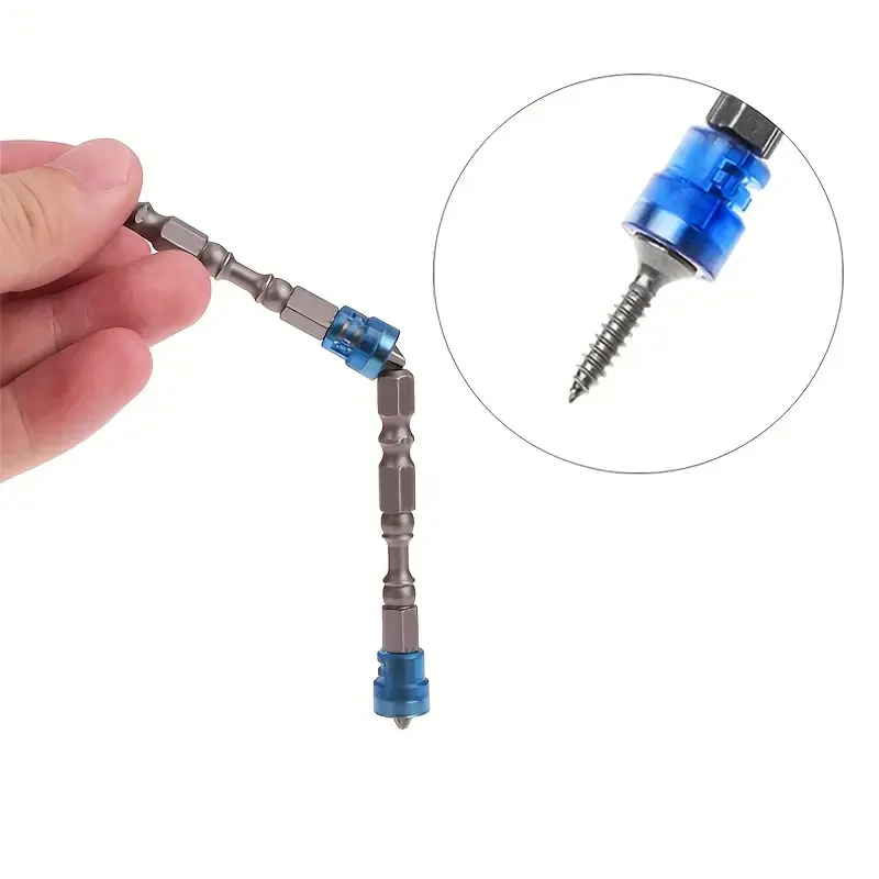 5Pcs Magnetic Screwdriver Bit Cross-head PH2 Magnetic Screwdriver Bits 1/4 Inch Hex Shank Drywall Electric Screwdriver Set