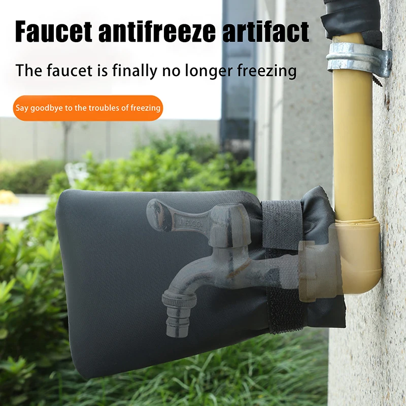 Faucet Cover Winter Outdoor Faucet Covers Protection Anti-Freeze Insulation Sleeve Outdoor Frost Protective Cover