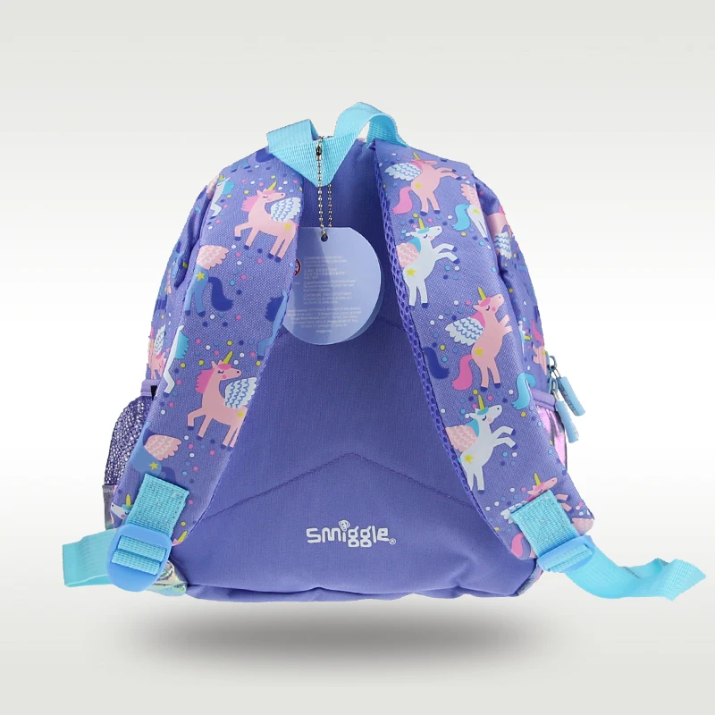 Mochila escolar Original de Australia Smiggle para bebé, mochila de hombro con unicornio de dibujos animados para niña, mochila para guardería de 1 a 4 años y 11 pulgadas