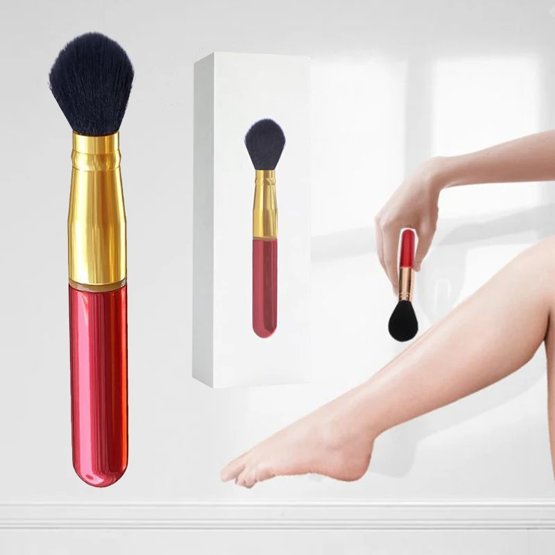 Pennello cosmetico elettrico Fondotinta Fard Cipria in polvere Strumento lavabile Tipo di batteria Pennello per trucco Ingranaggi a vibrazione Pennello di bellezza