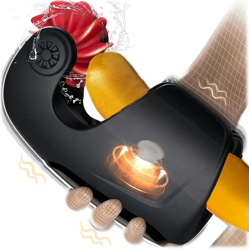 Fully Intelligent Electric Penis Trainer Pulse Rotating Automatic Thrusting Silicone  Hands-Free Male Masturbator Cup for Men