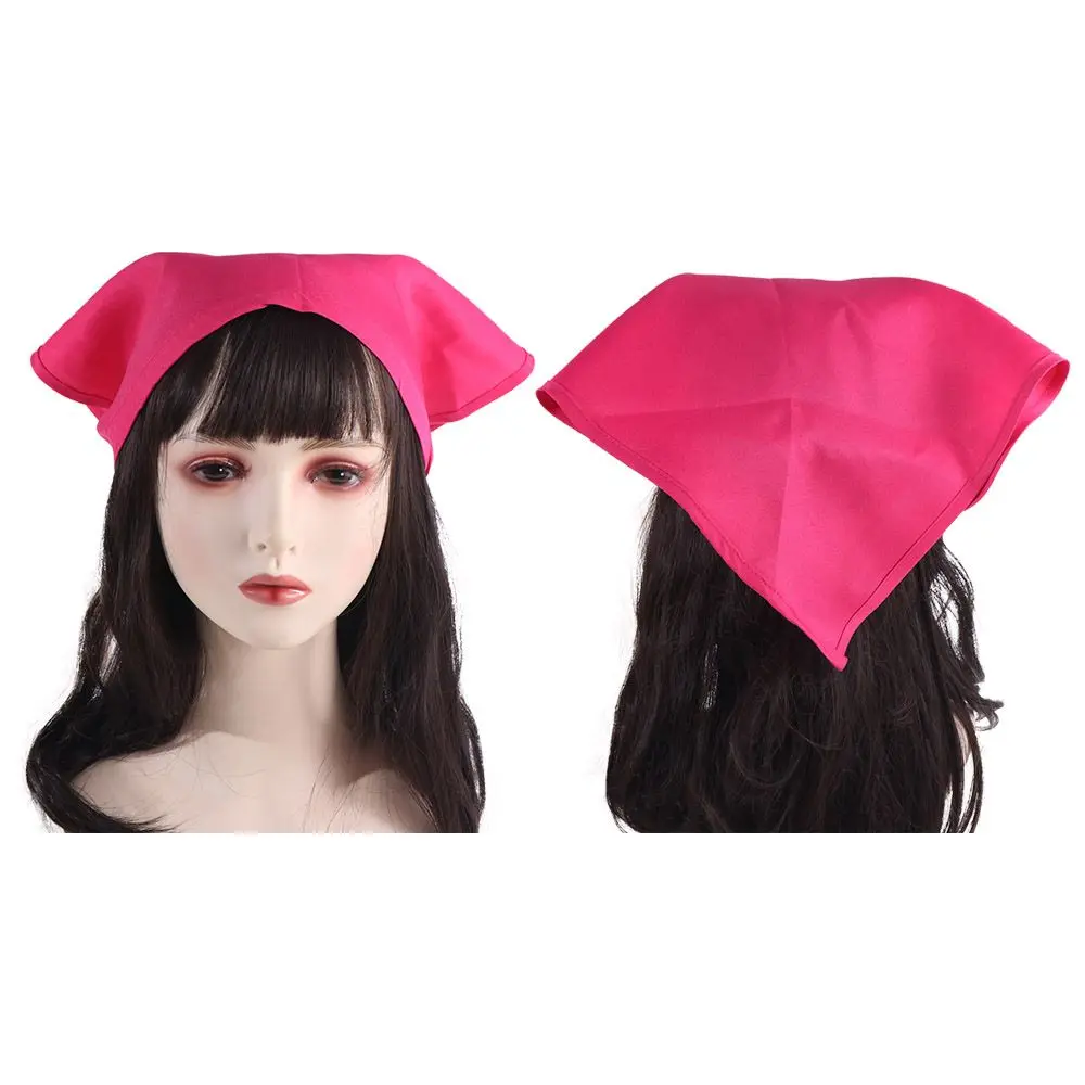 

Catering Cooking Cap Triangle Kitchen Work Cap Cotton Thread Gluing Work Turban Hat Durable Multiple Colors Waitress Hat Kitchen