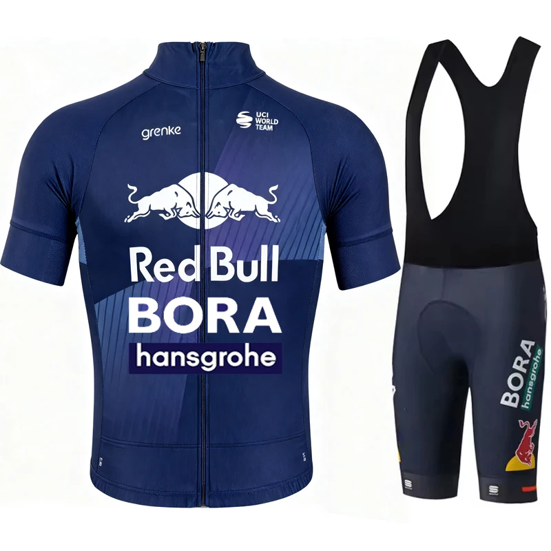 

Cycling Set Red Bull Men's Outfit Mtb Male Clothing Bycicle Jacket Mountain Man Clothes 2026 Sports Jersey Bike Pants Gel Bib