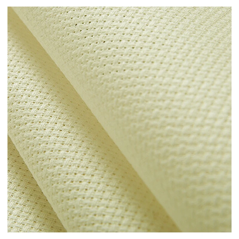 Top Quality Aida Embroidery Fabric, Cross Stitch Canvas, Cream, Beige, Ivory Color, 11CT 14CT 16CT 18CT, 100X150CM