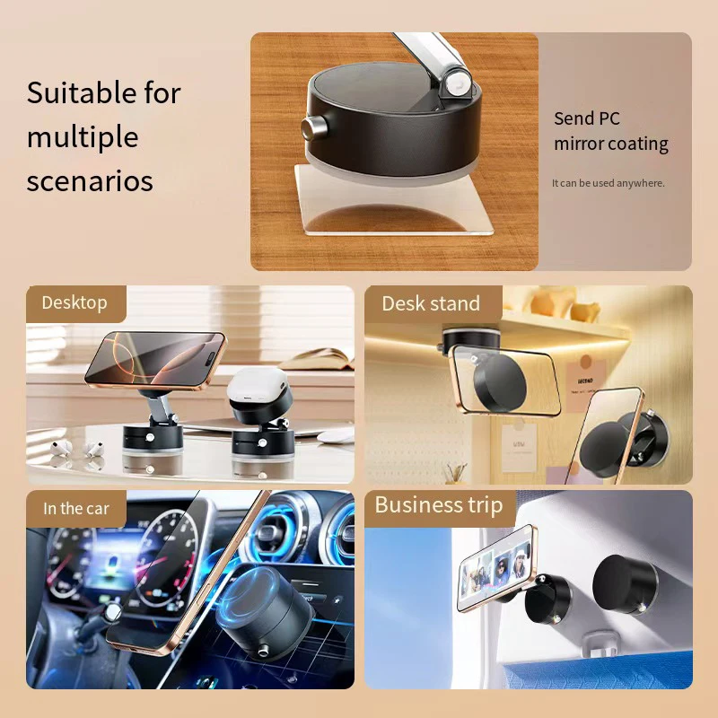 حامل مغناطيسي للهاتف المحمول للسيارة 2025 نوع جديد شفط كأس فراغ الامتزاز سيارة خاصة ثابتة حامل هاتف المحمول #4