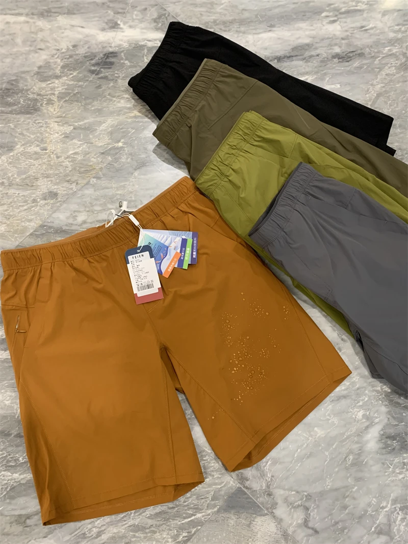 

Qui Dry Outdoor Sports Men's orts Technical Fabric 3D Tailoring Faionable Urban Sle Straight Leg Casual Pants