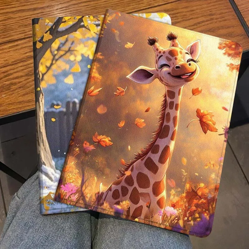 

Cat Giraffe Art Cute Gift For Honor Pad 8 V8 9 GT MagicPad 13 3 2 Tab MatePad Pro Air 12 X 12.6 Foldable Tablet Case