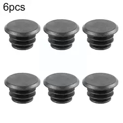 6pcs Bicycle Handlebar Plugs Classic Delicate Bicycle Plastic Plug Road Handlebar Bike Mountain Covers Grips End Cap T1V1