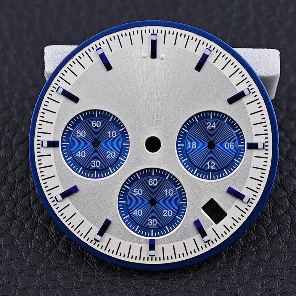 

32.5MM Diameter dial green Luminous Dial for VK63 Movement Watch Accessories for vk63 Case accessories maintenance tools