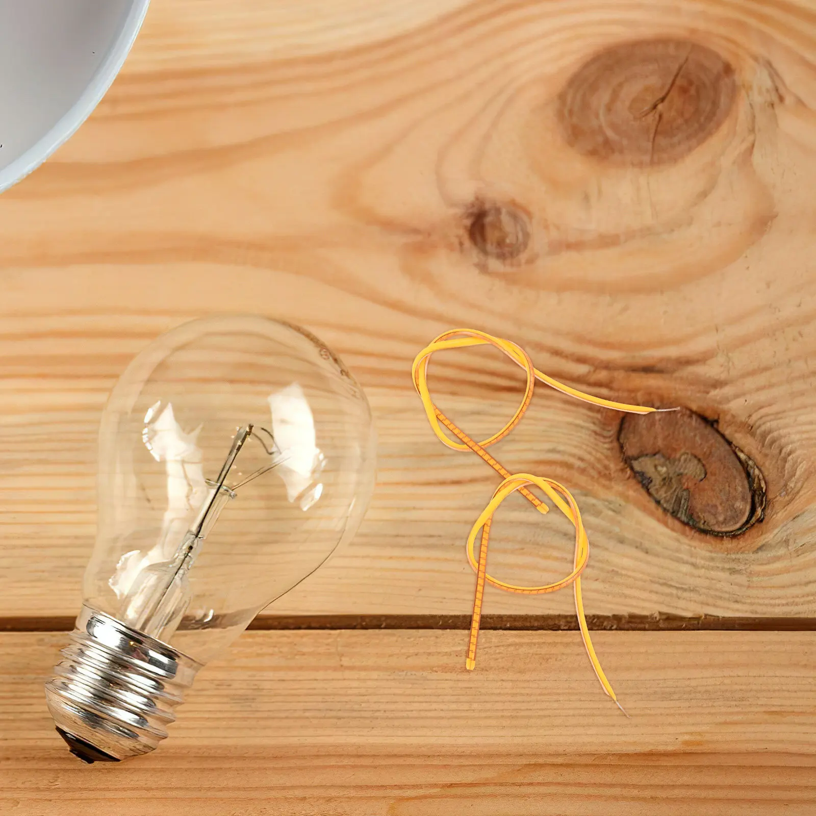 

5Pcs LED Flexible Filament Soft Illumination Low Voltage Polarity Easy Install for Retro Fixture Wall Sconce Lamp Bulb Repair