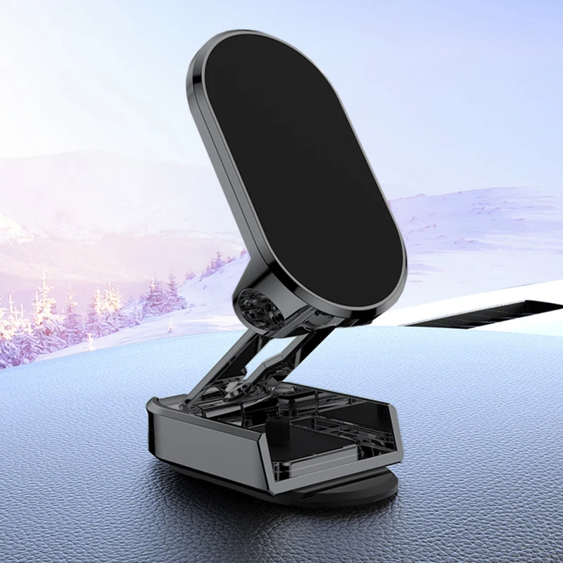 360 Rotatable Magnetic Car Phone Holder Magnet Smartphone Support GPS Foldable Phone Bracket in Car For iPhone Samsung Xiaomi