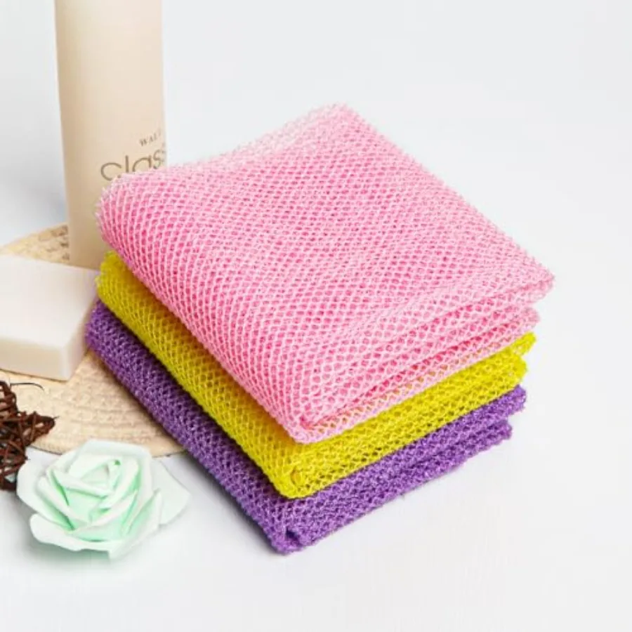 African Net Sponge African Exfoliating Net African Bath Sponge African Scrubbing Long Net Rag African Wash Net Shower Body Scru view 4