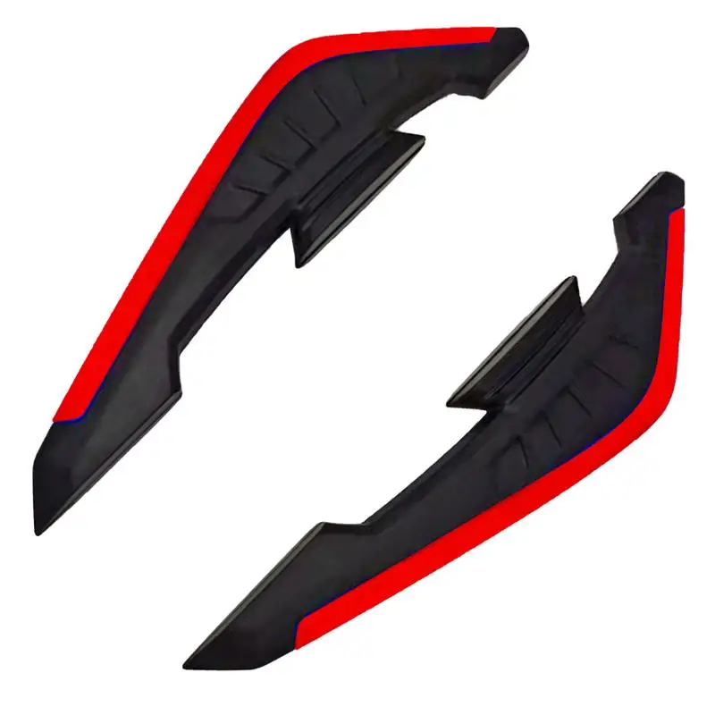 Motorcycle Spoiler Wing Motorcycle Front Fairing Aerodynamic Winglets Motorcycle Front Fairing Aerodynamic Wings Trim Sticker