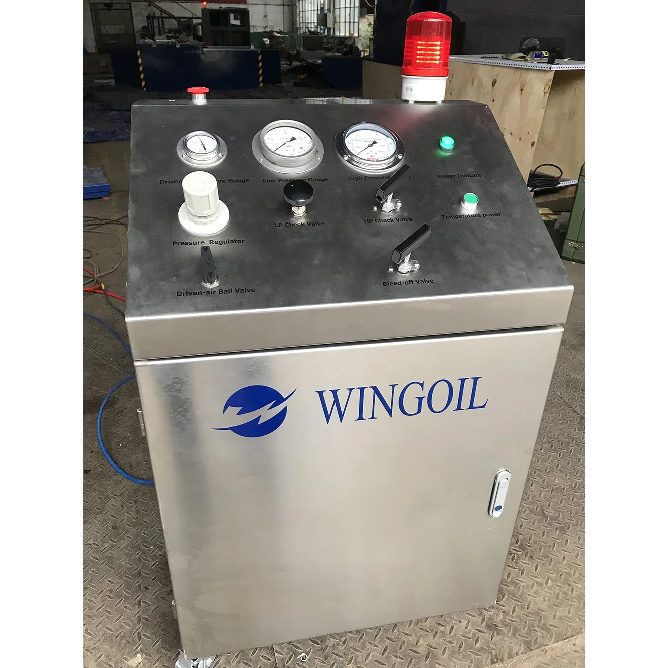 Portable High Pressure Pneumatic Nitrogen Booster Pump For Gas Pressure Test