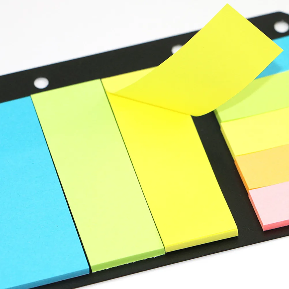 Fluorescent Self-Adhesive Loose-Leaf Stickers Bookmark Labels Indexing Tabs Note Pads Classified File Markers Opaque Reusable