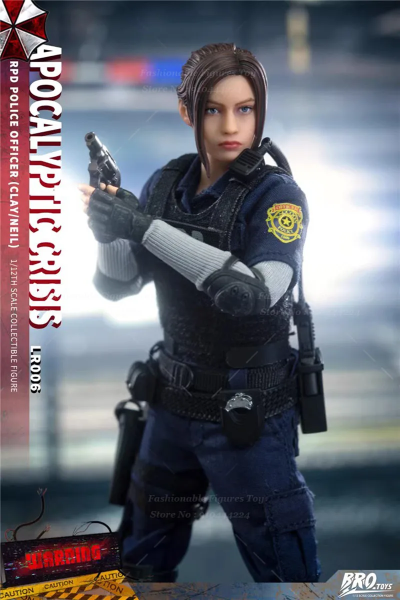 BROTOYS LR006 1/12 Women Soldier RPD Police Clay Neil Adventure Game Double Persion Version Full Set 6Inch Action Figure Model