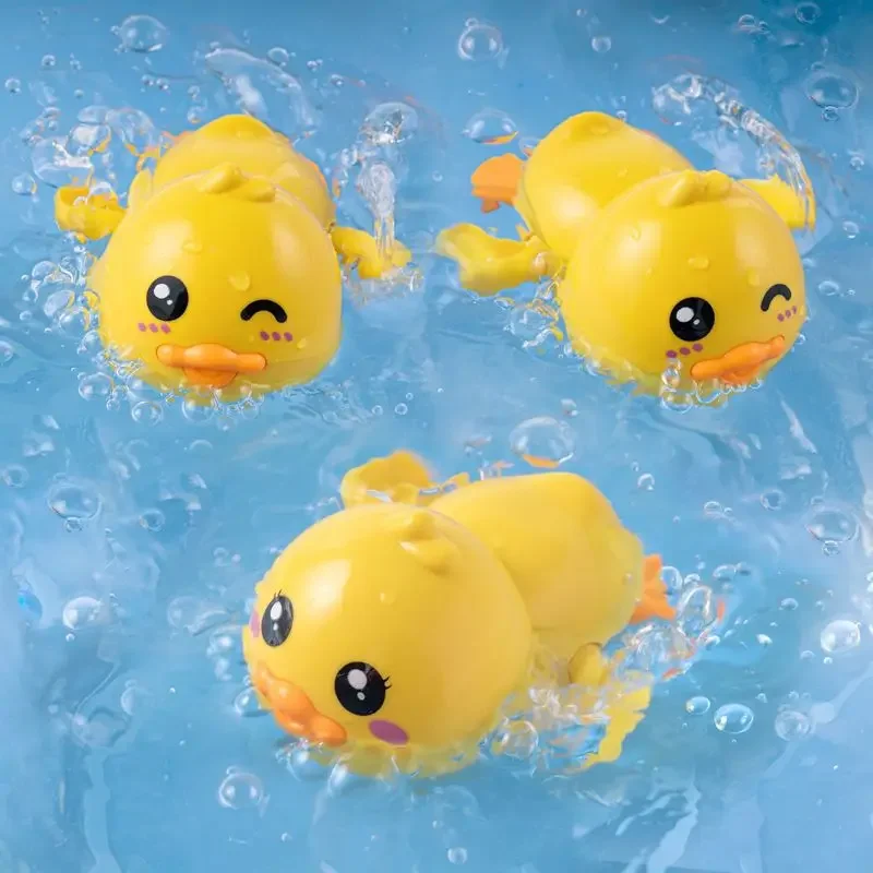 1/2Pcs Baby Bath Toys Swimming duck Bathing Cute Swimming Toy Toddler Pool Beach Classic Toy For Kids Water Playing for Gift