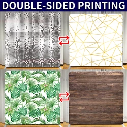 Photo Booth Backdrop Aluminium Stand Double-sided Printing Cover Photography Studio Photo Background Advertising Party Supplies