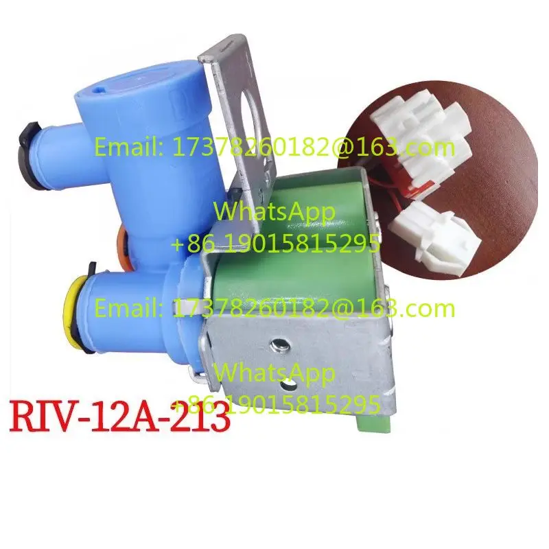 Para LG geladeira fabricação de gelo válvula de entrada válvula solenóide RIV-12A-213 DC24V 24W peças
