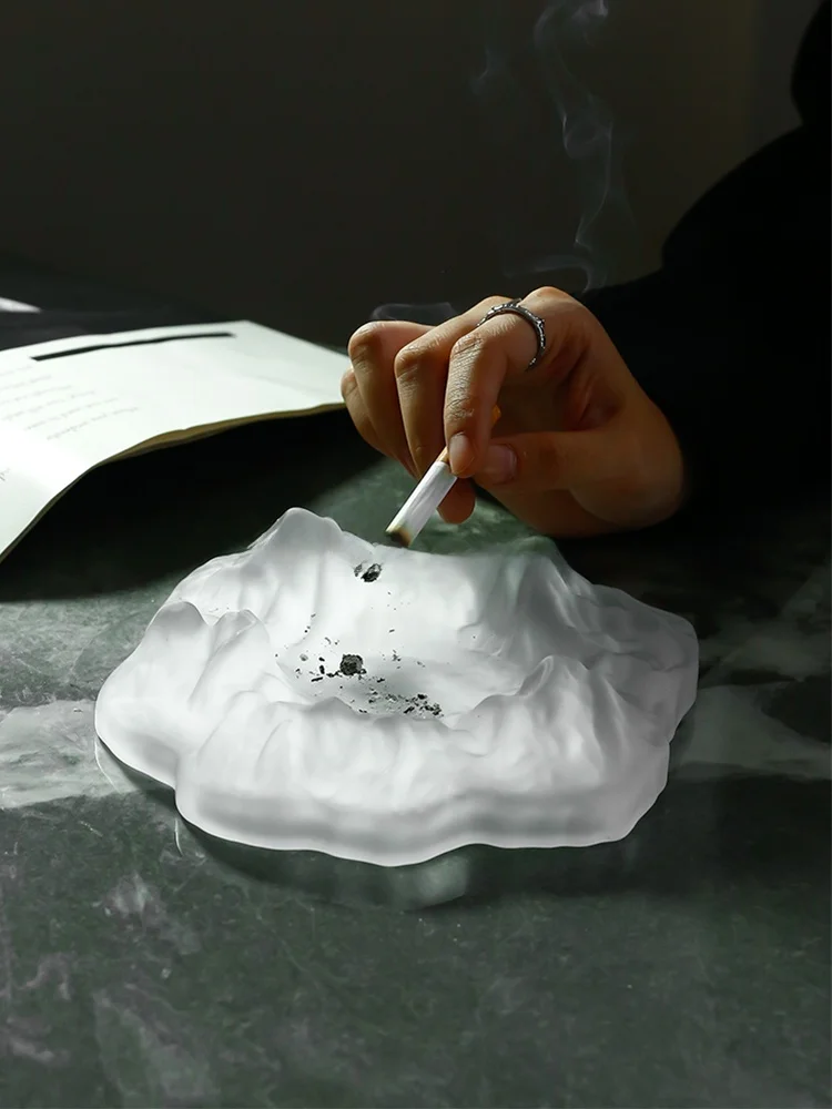 

Декоративный поднос Nordic Sle Ice Mountain Atray из стекла для дома, гостиной и офиса, роскошный, креативный