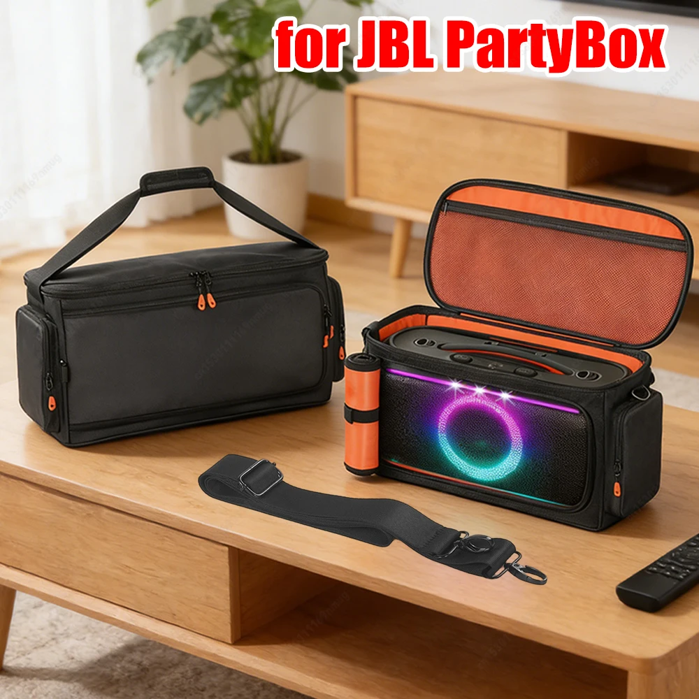 

Портативный чехол для переноски колонки PartyBox On The Go, ударопрочный, водонепроницаемый, с плечевым ремнем для кемпинга и вечеринок