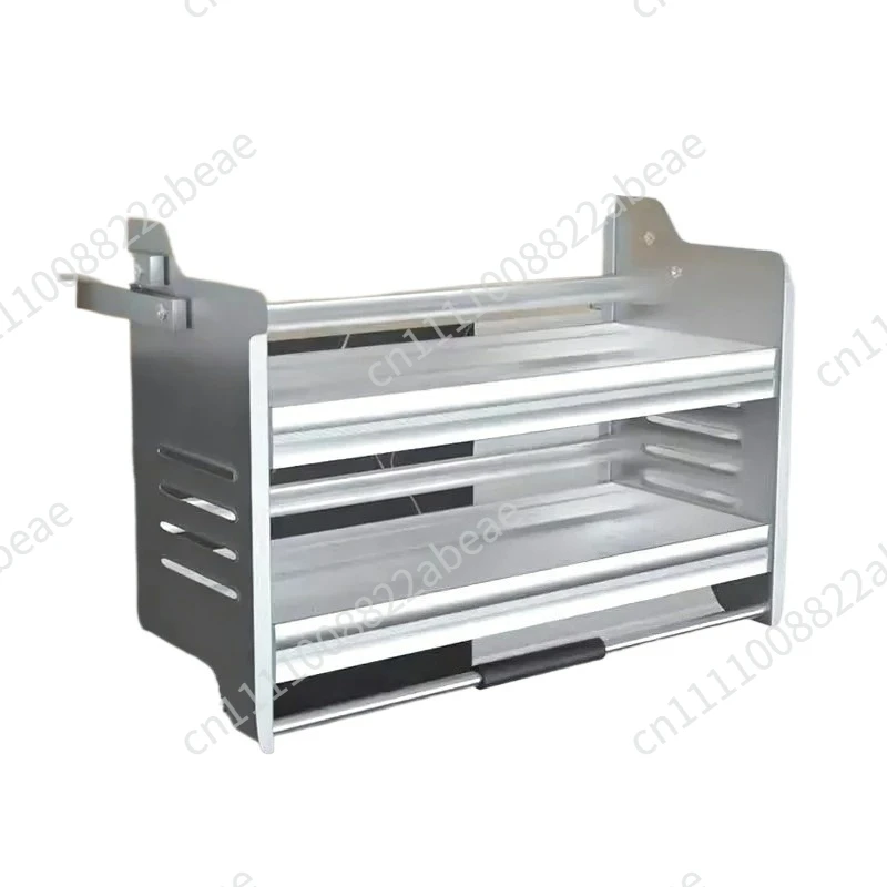 Cabinet Lift Basket, Kitchen Cabinet Up and Down Lift Basket, Condiments Drop-down Lift Rack