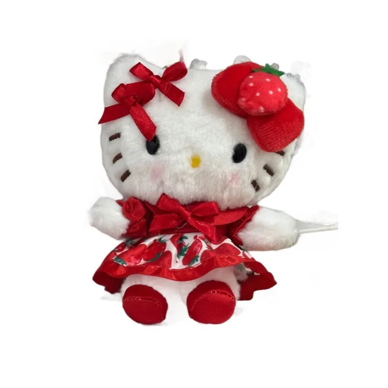 Sanrio Cartoon Hello Kitty Plush Keychain Pendant Kawaii Melody Daily Backpack Personalized Fashion Accessories