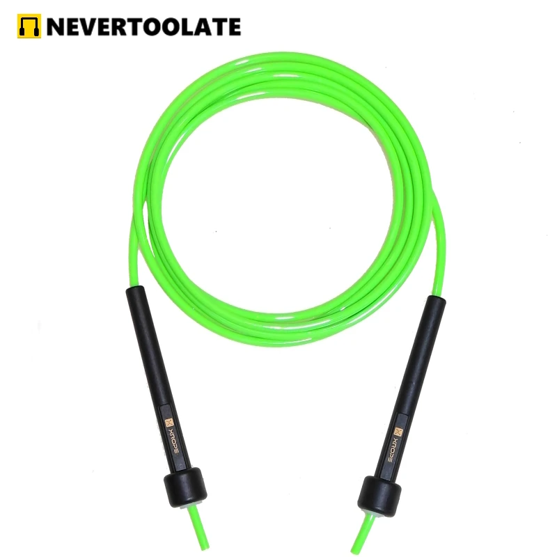 

NEVERTOOLATE JR011 TPU PU material anti cold anti friction long skip rope jump rope small handle winter Cold weather