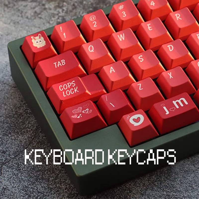 153 chaves gmk lucky bunny keycaps tintura sublimação cherry perfil keycaps para teclado mecânico personalize keycap personalizado