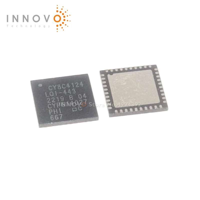 2pcs/lot CY8C4124LQI-443 CY8C4124LQI CY8C4124 4124 IC MCU 32BIT 16KB FLASH 40QFN QFN-40 New original