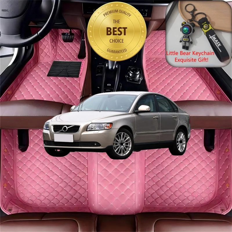 

Индивидуальные автомобильные коврики для Volvo S40 2000-2012, аксессуары для авто, роскошные автомобильные коврики на заказ, для лево- и праворульных автомобилей