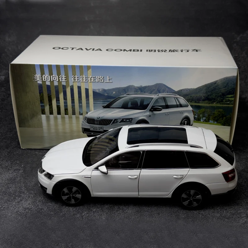 Original 1:18 Mingrui wagon SKODA OCTAVIA alloy car model +small gift