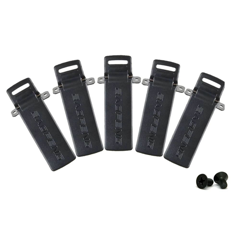 5pcs Baofeng radios UV-5R Belt Clip for BAOFENG UV-5R UV-5RA UV-5RB UV-5RC TYT TH-F8 Ham Radio Walkie Talkie Accessories