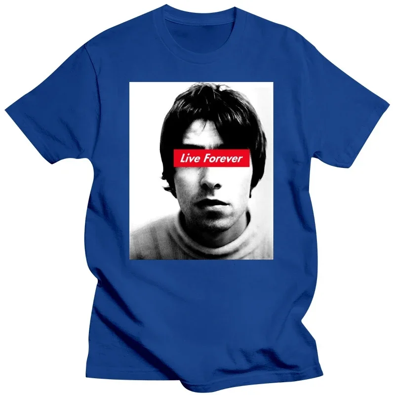 Oasis Live Forever Classic t-Shirt oversized t shirt harajuku men clothing